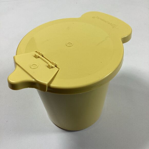Vintage Tupperware Sugar Creamer Container Set Harvest Gold USA 574 577 - Picture 8 of 13